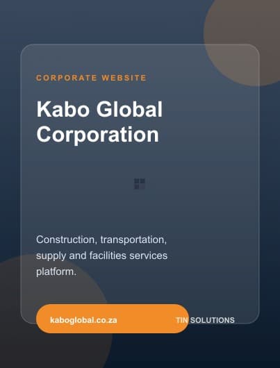 Kabo Global website project by TIN Solutions